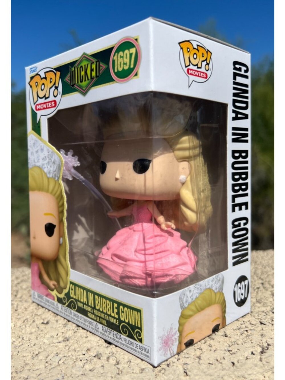 Funko Pop Movies - Wicked - Glinda un Bubble Gown (#1697, NEW)